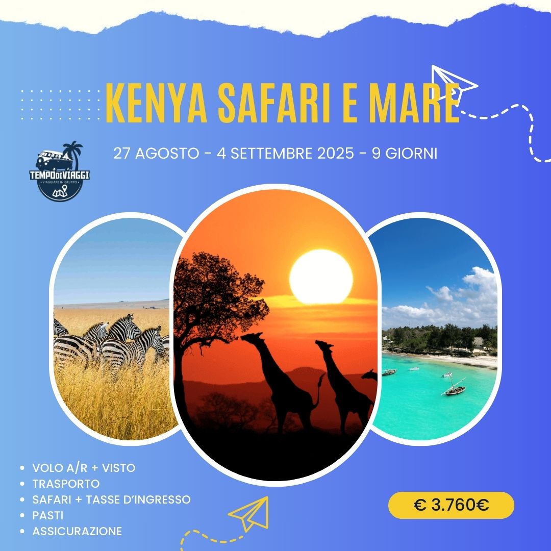 Viaggio di gruppo in Kenya - agosto 2025