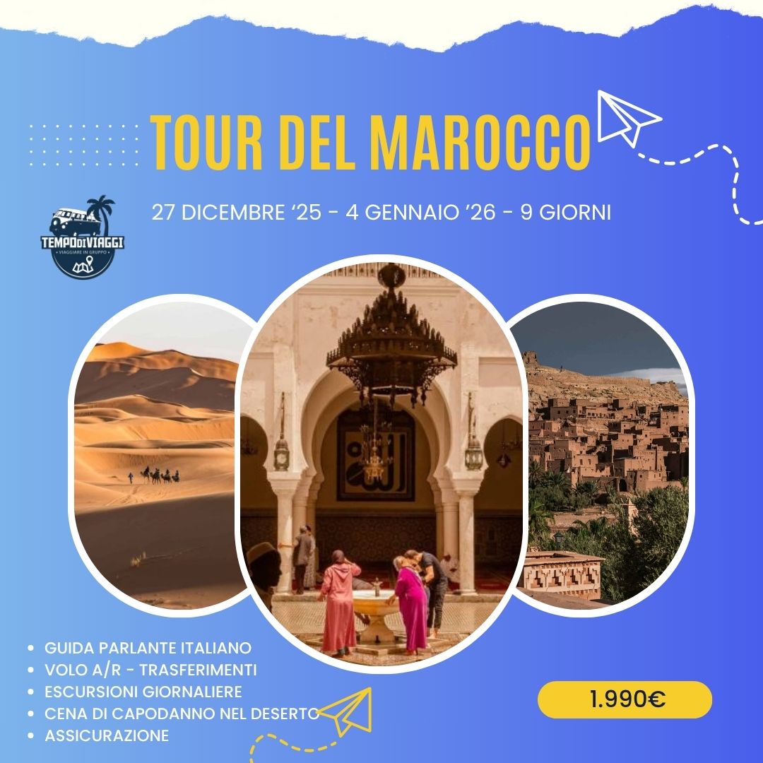 Viaggio di gruppo in Marocco - capodanno 2026