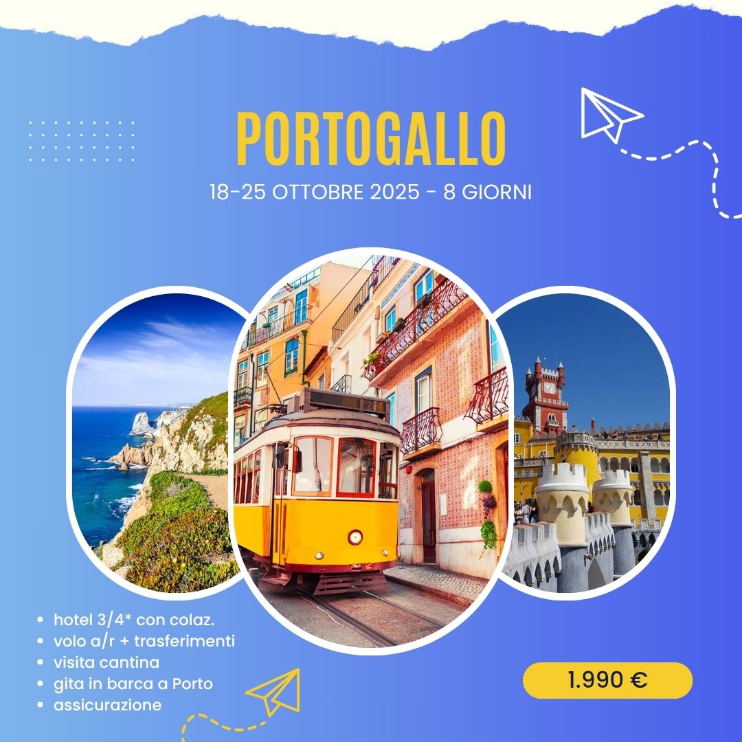 Viaggio di gruppo in Portogallo - ottobre 2025