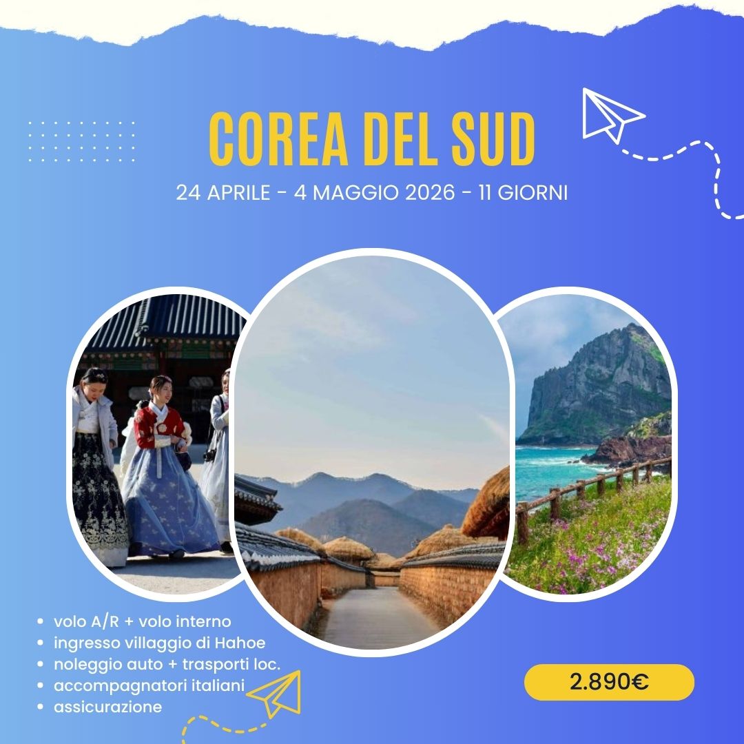 Viaggio di gruppo in Corea del Sud - aprile - 2026