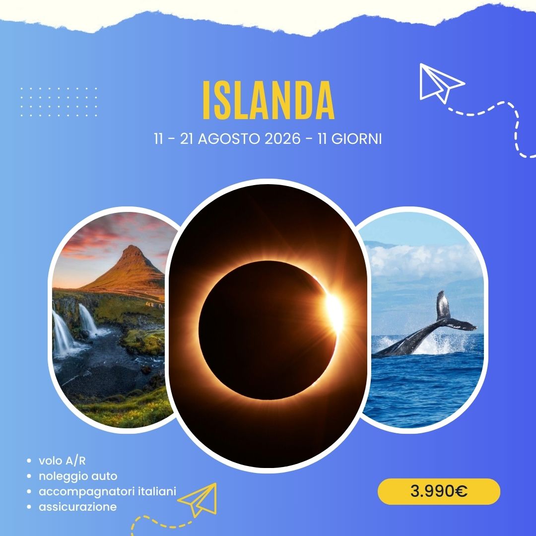 Viaggio di gruppo in Islanda - agosto - estate - 2026