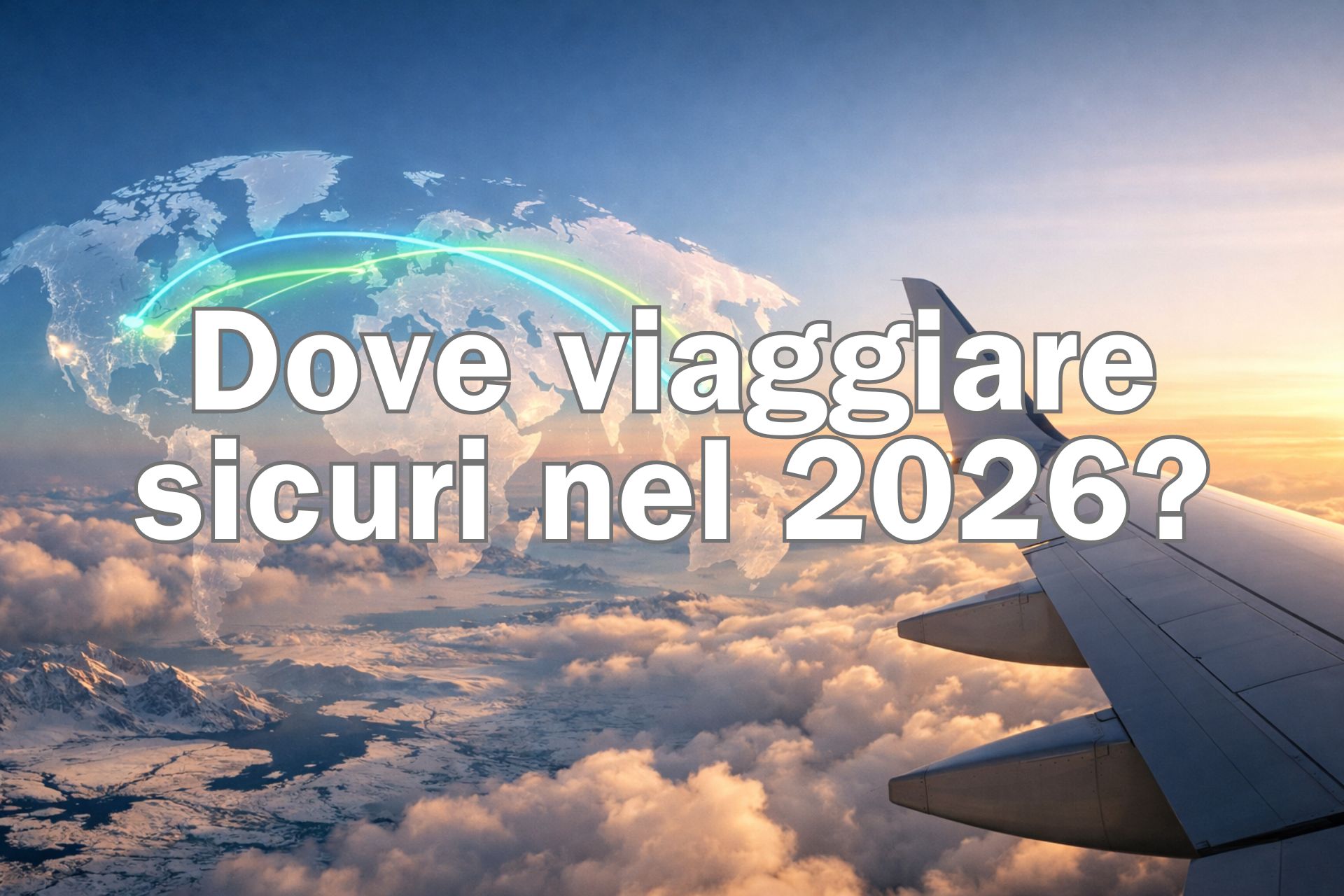 Dove viaggiare sicuri nel 2026? Mete lontano dai conflitti e rotte aeree